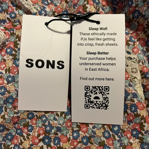 SONS - M\L - 100% cotton two-piece sleep set - Picture 4 of 4